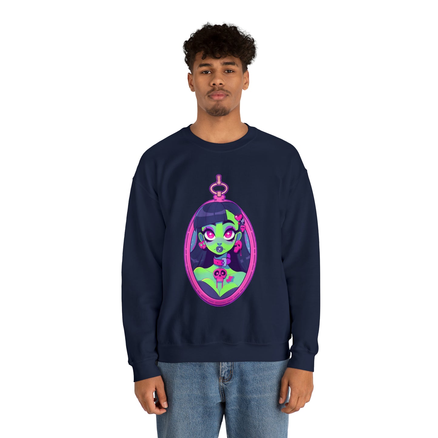 Zombie Locket Unisex Heavy Blend™ Crewneck Sweatshirt