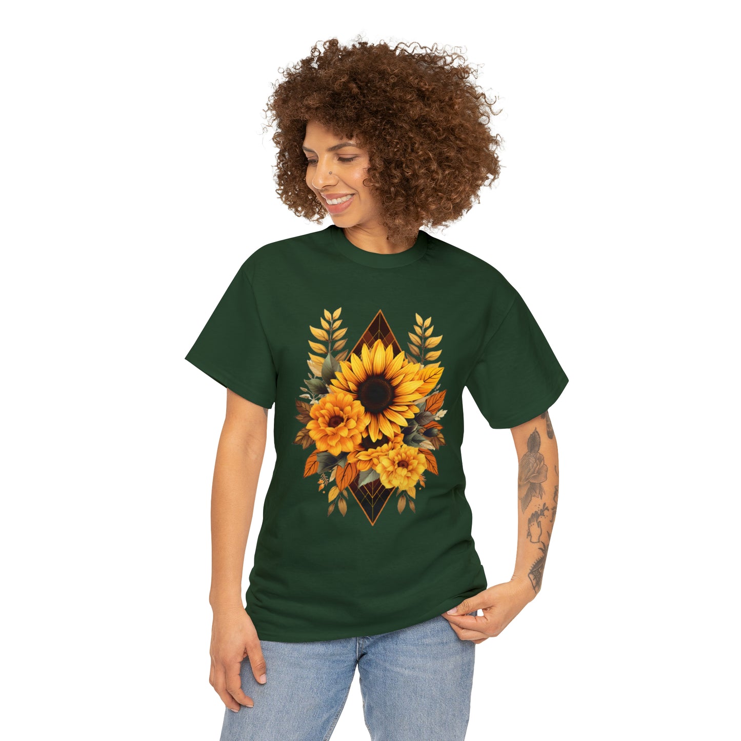 Sunflowers Unisex Heavy Cotton Tee