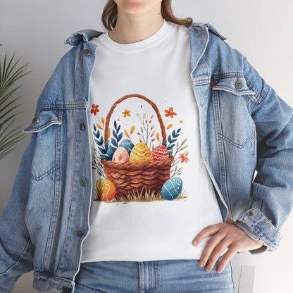 Easter Basket Unisex Heavy Cotton Tee