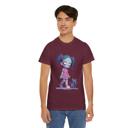 Zombie Dog Walker Unisex Heavy Cotton Tee