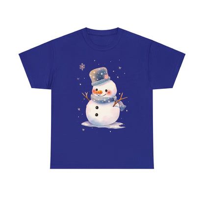 Snowman Unisex Heavy Cotton Tee