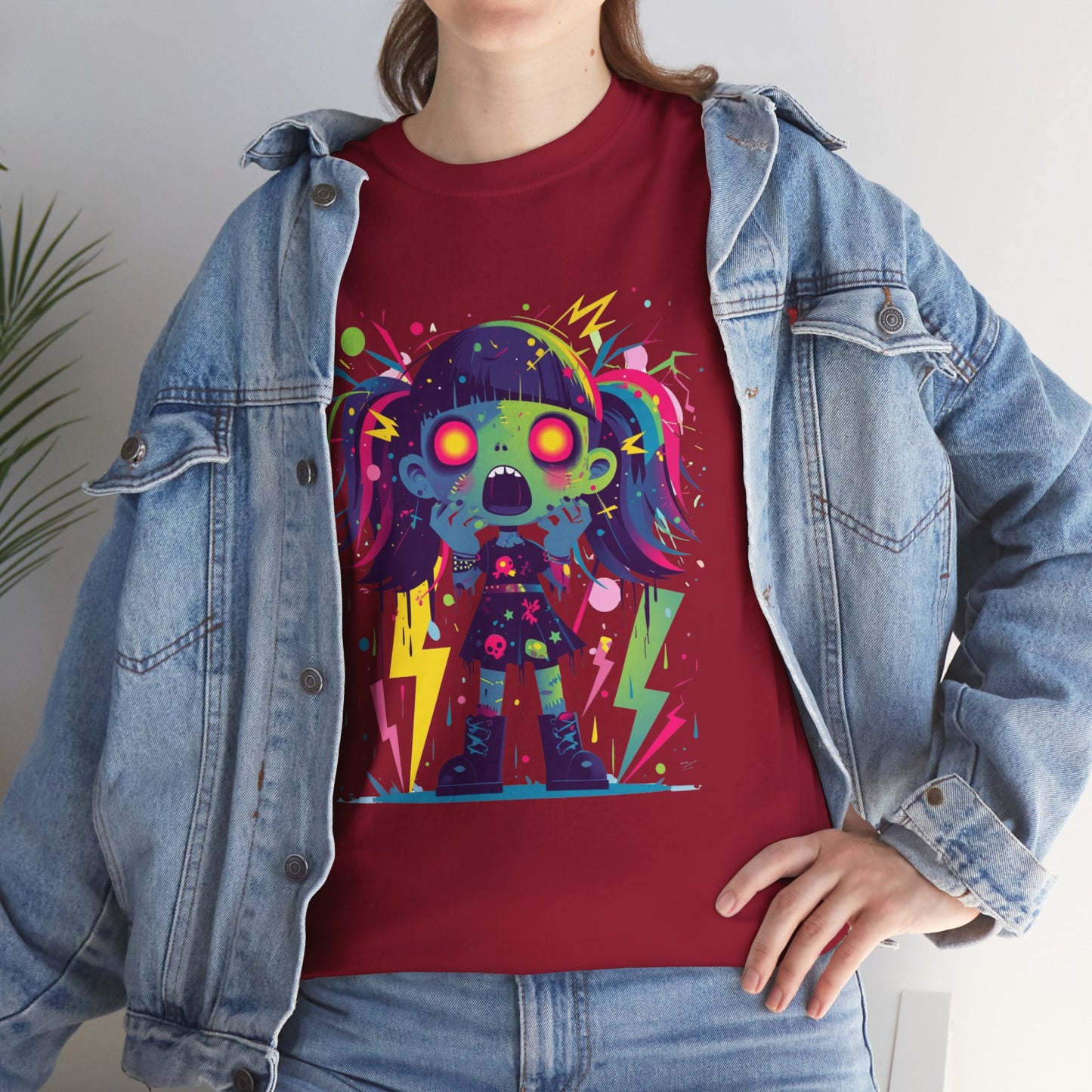 Electrified Zombie Unisex Heavy Cotton Tee