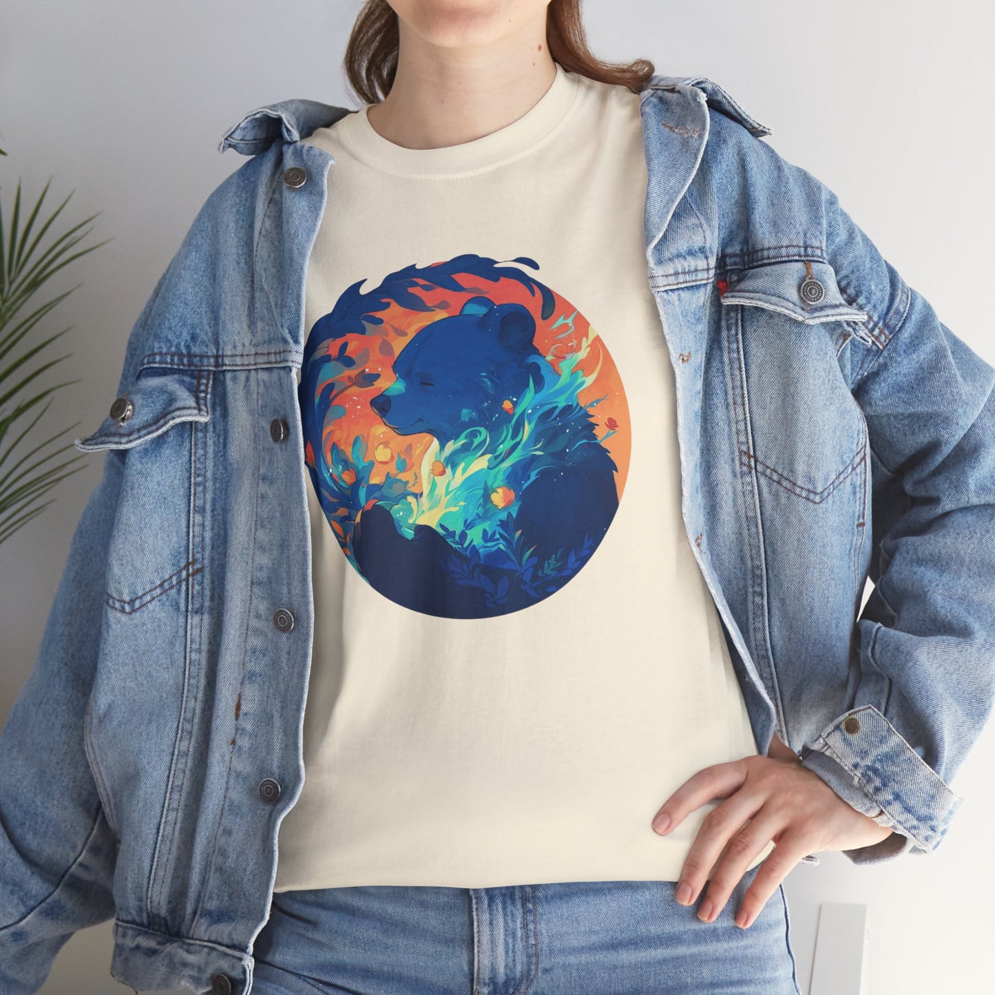 Elemental Bear Unisex Heavy Cotton Tee