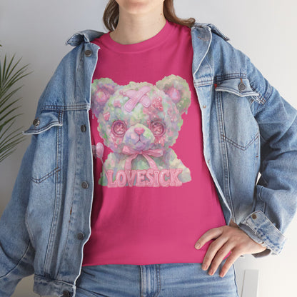 Lovesick Bear Unisex Heavy Cotton Tee
