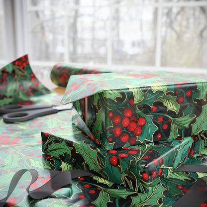 Holly Wrapping Papers