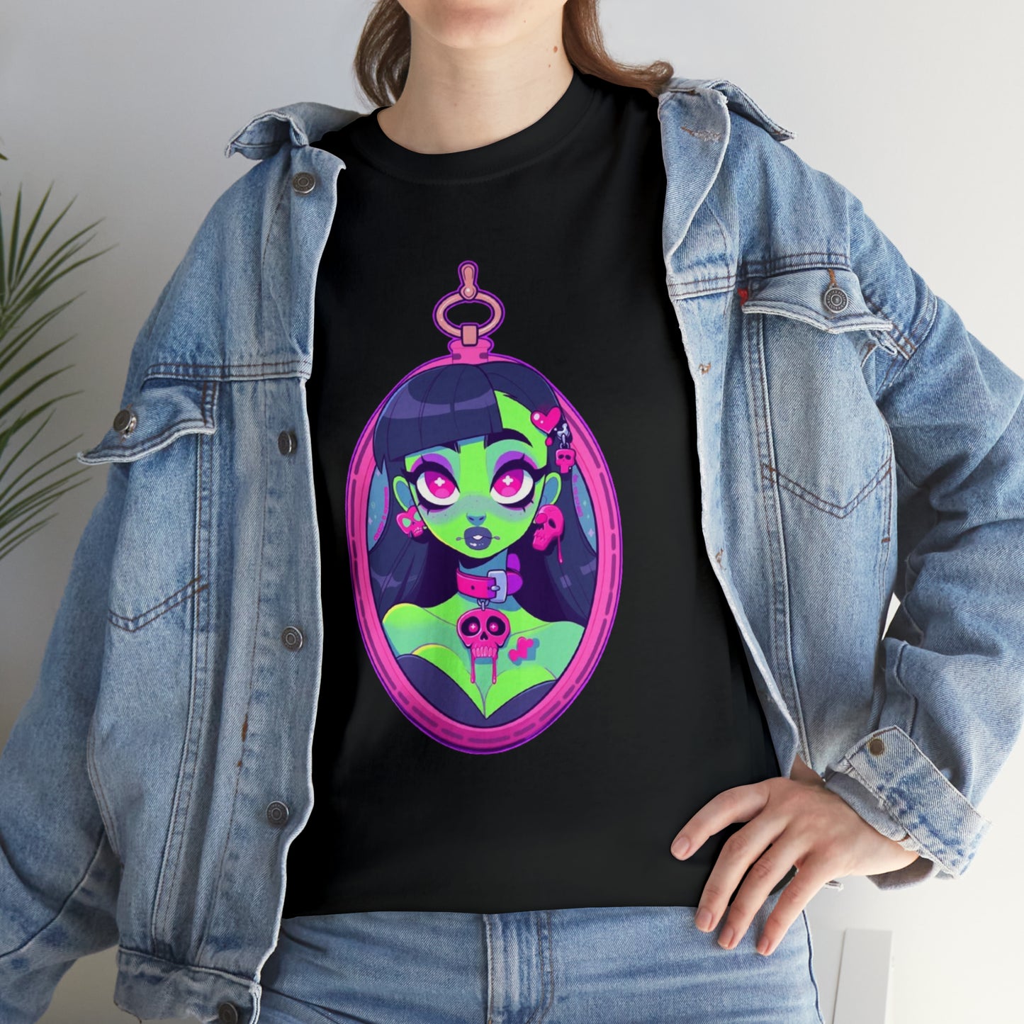 Zombie Locket Unisex Heavy Cotton Tee