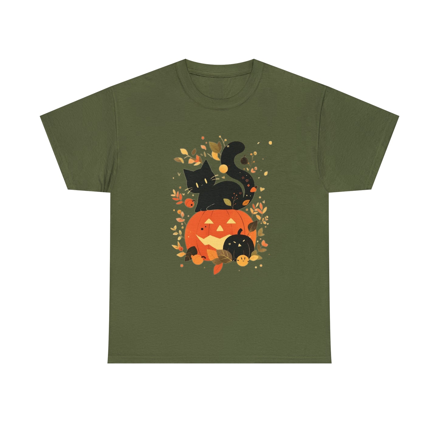Spooky Kitty Unisex Heavy Cotton Tee