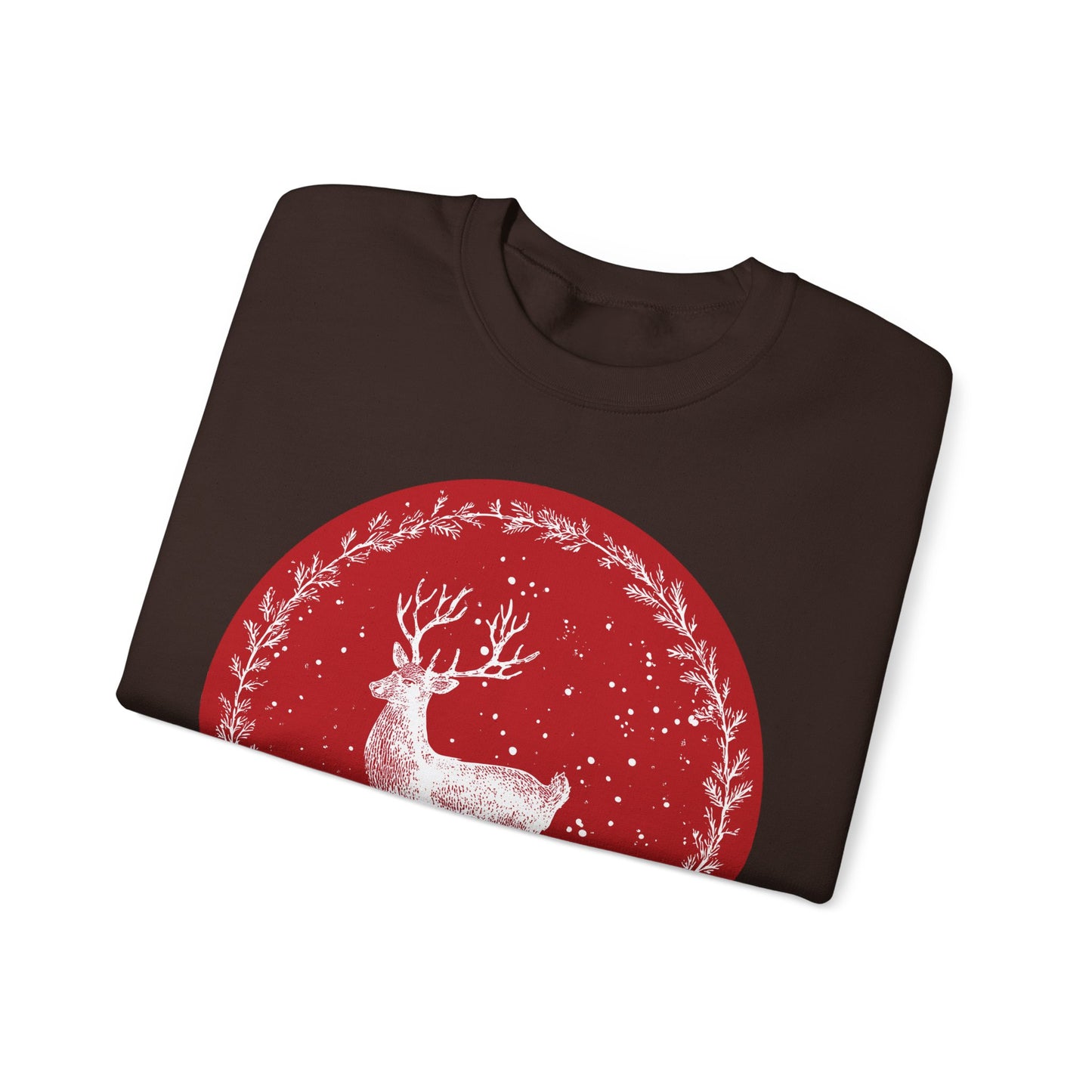 Rustic Deer Unisex Heavy Blend™ Crewneck Sweatshirt