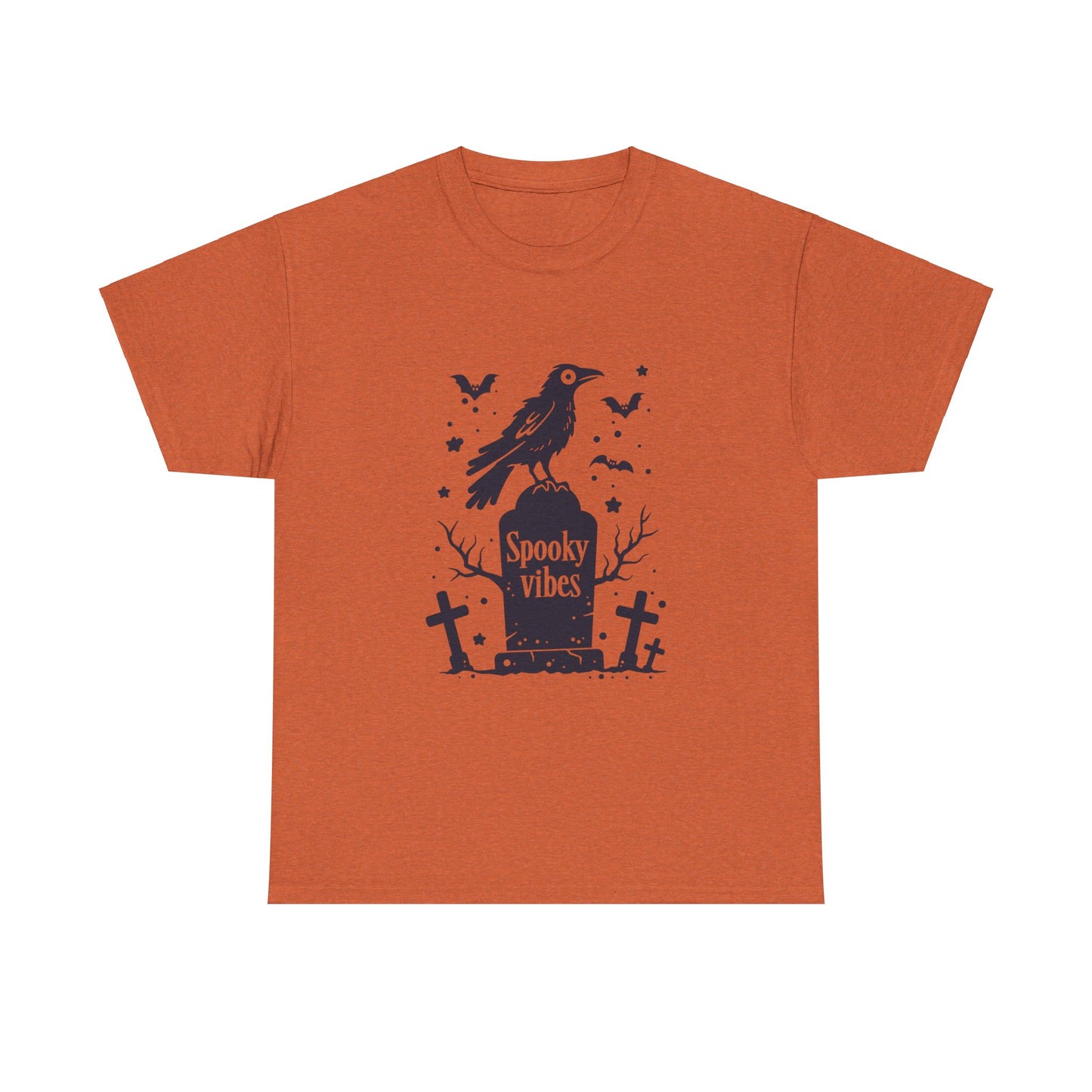 Spooky Vibes Unisex Heavy Cotton Tee