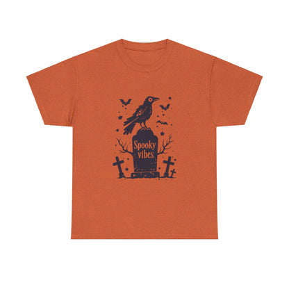Spooky Vibes Unisex Heavy Cotton Tee