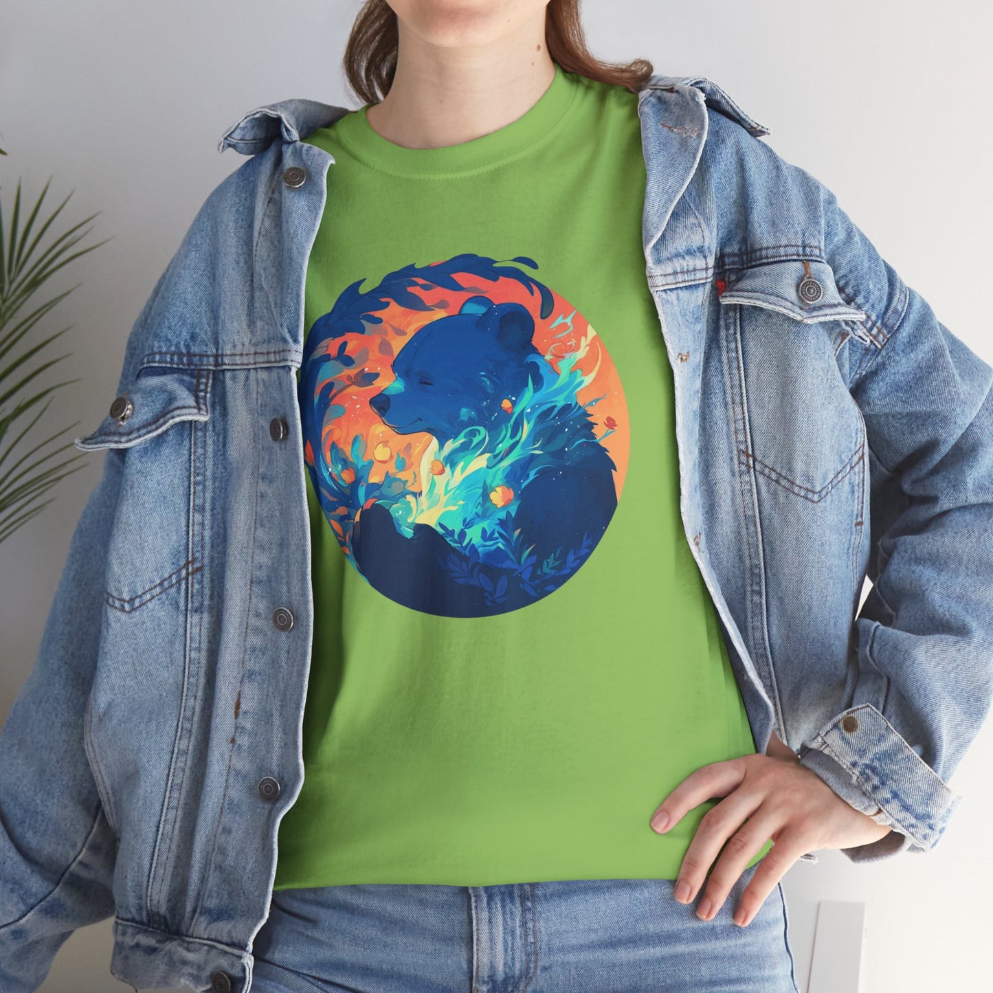 Elemental Bear Unisex Heavy Cotton Tee