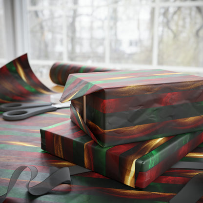 Festive Stripes Wrapping Papers