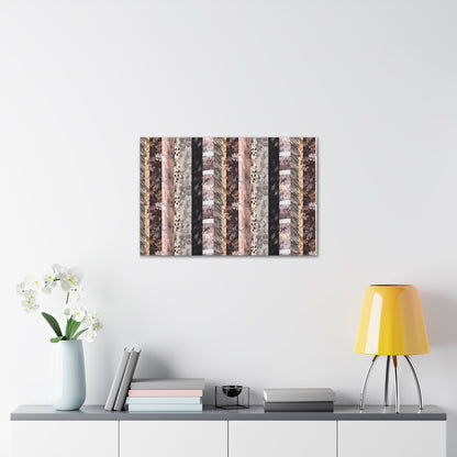 Textured Stripes Canvas Gallery Wrap