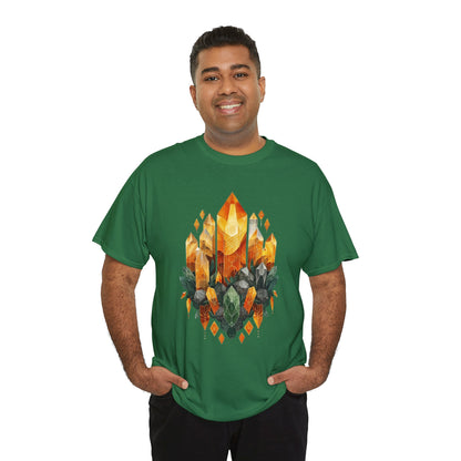 Earthen Crystal Cluster Unisex Heavy Cotton Tee