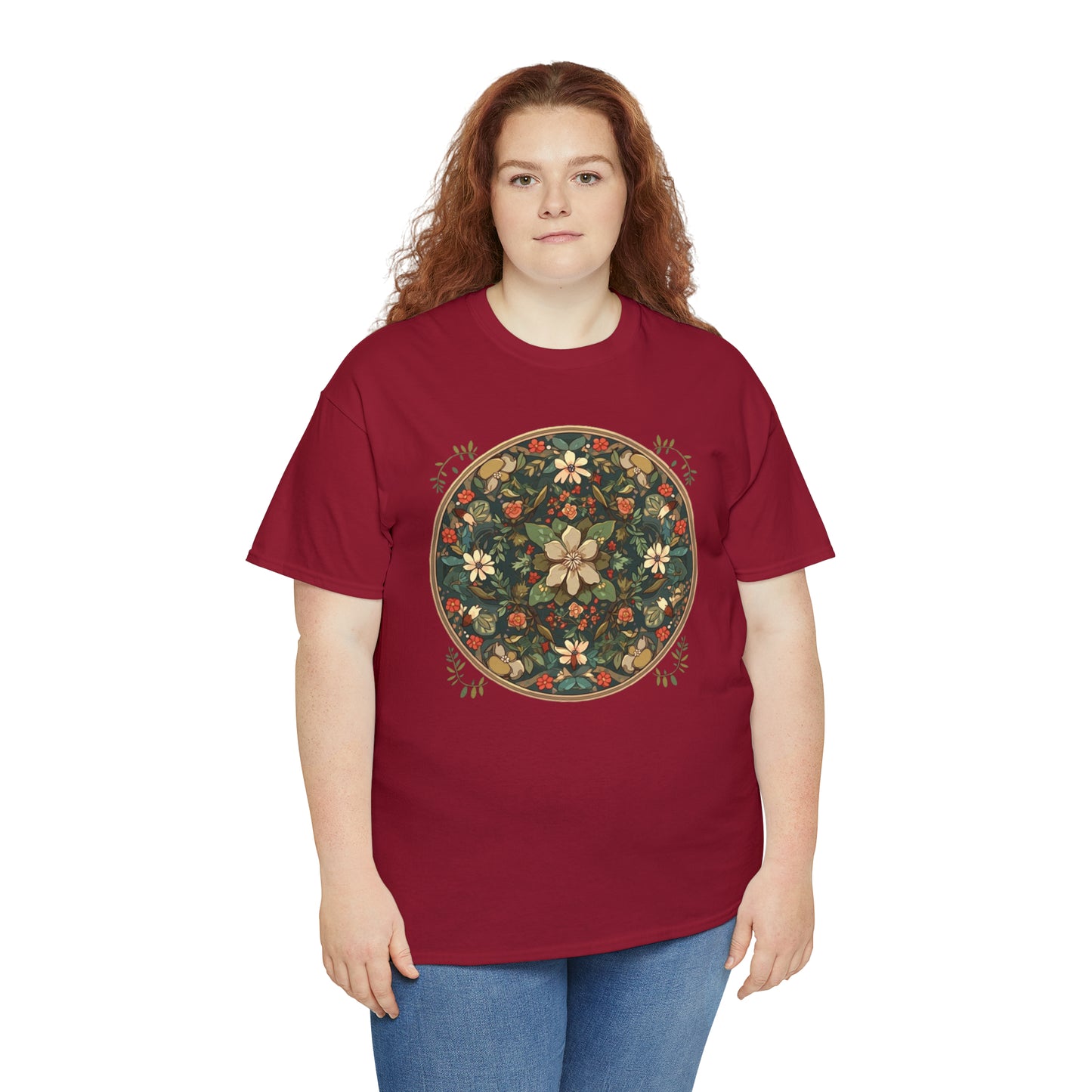 Druidic Mandala Unisex Heavy Cotton Tee