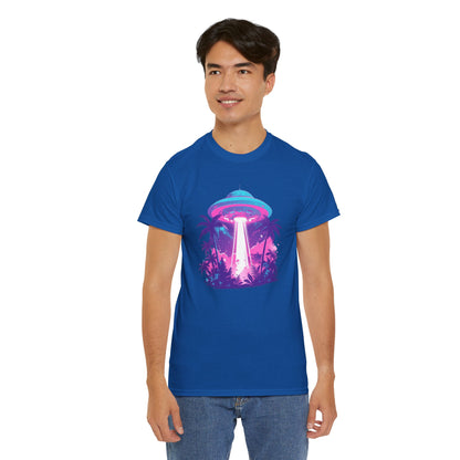 Tropical UFO Unisex Heavy Cotton Tee
