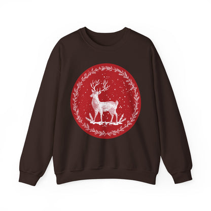 Rustic Deer Unisex Heavy Blend™ Crewneck Sweatshirt