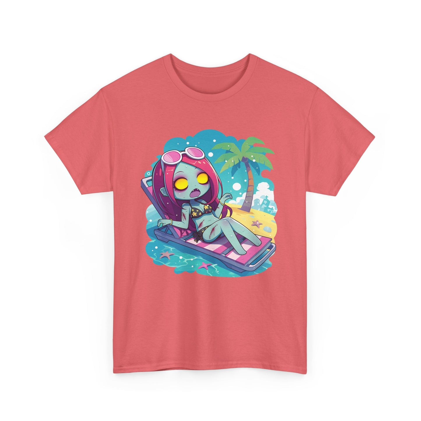 Beach Babe Zombie Unisex Heavy Cotton Tee