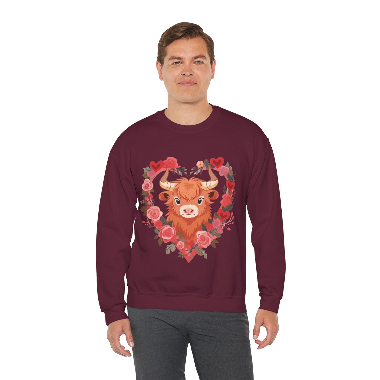 Moo Moo Love Unisex Heavy Blend™ Crewneck Sweatshirt