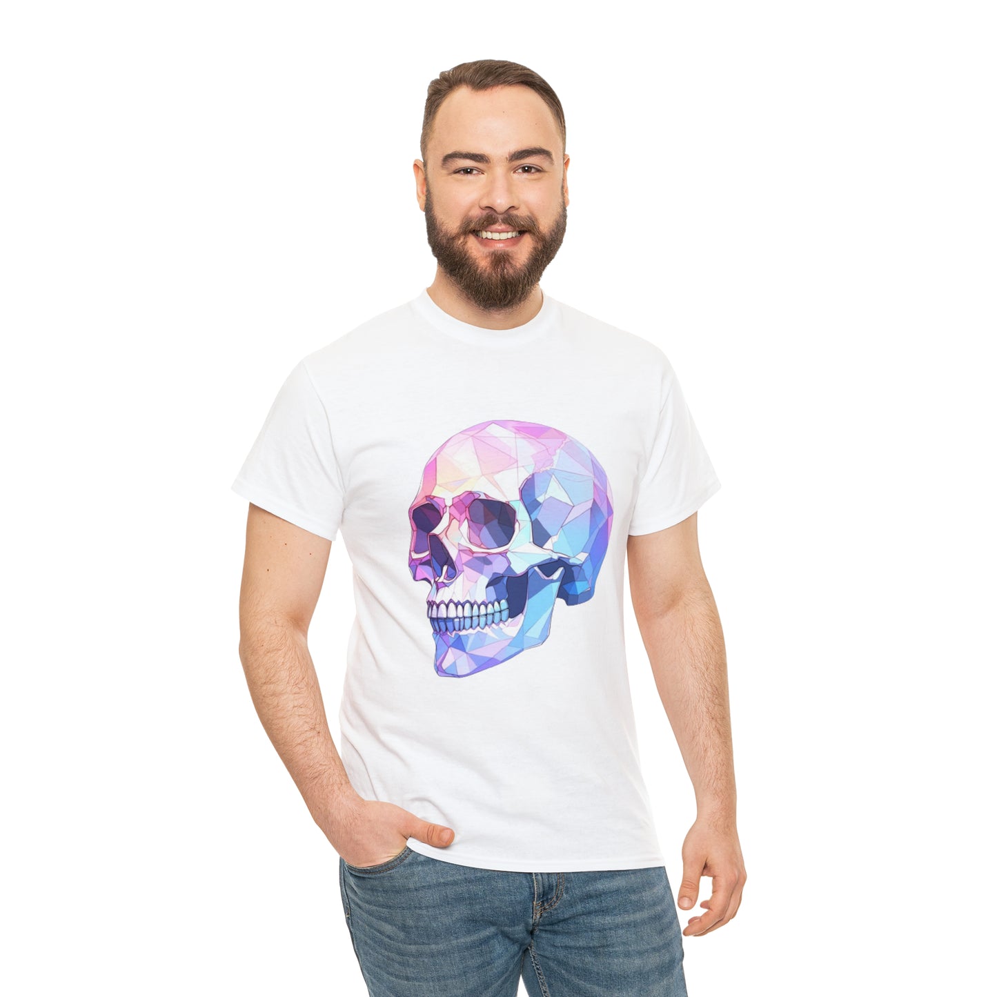 Geo Skull Unisex Heavy Cotton Tee
