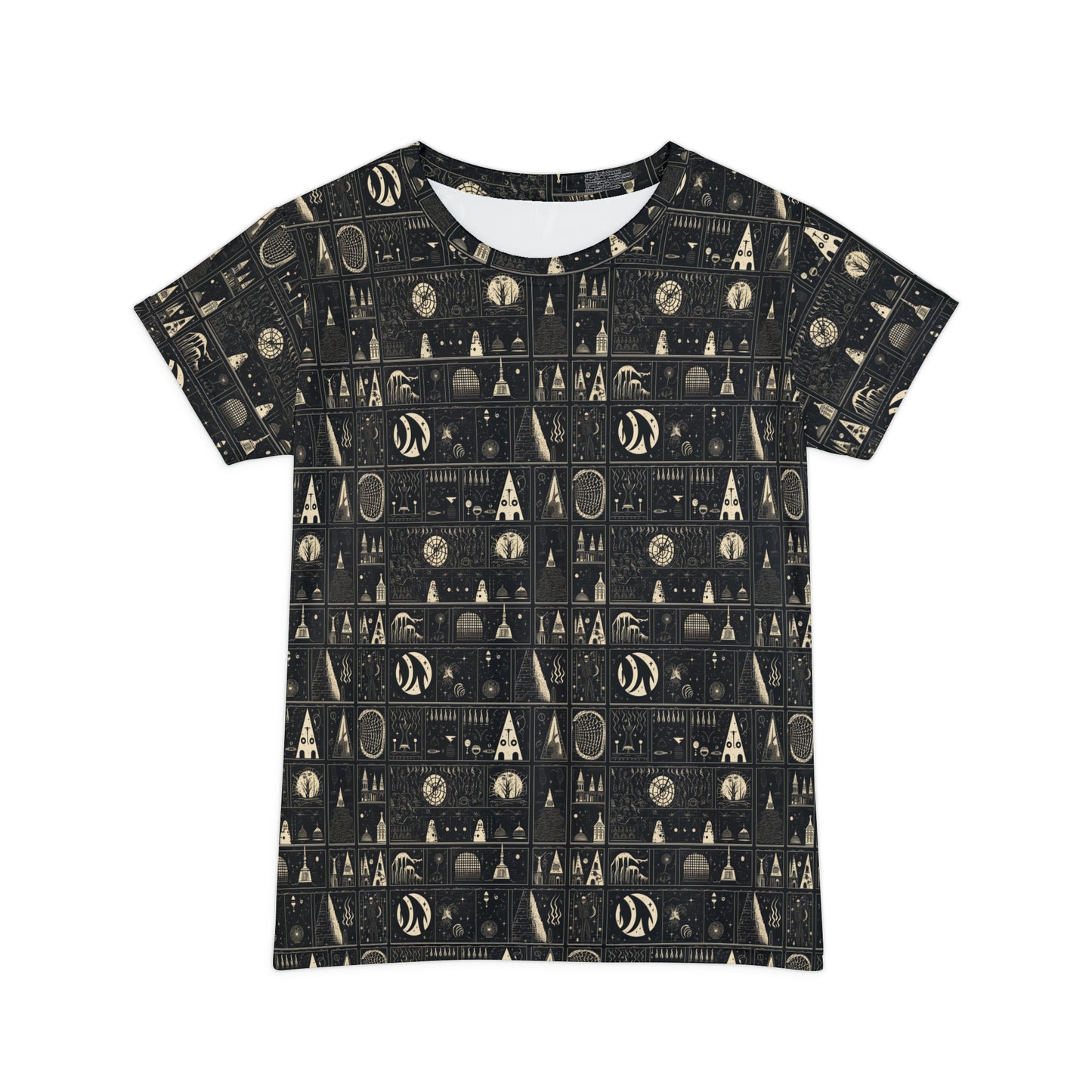 Cursed Sigils Women's Short Sleeve Shirt (AOP)