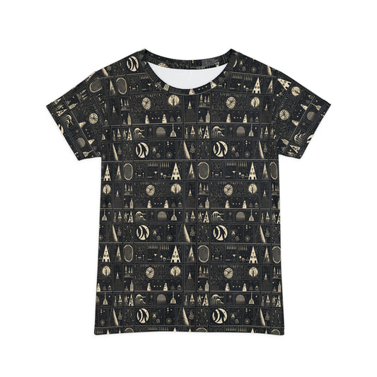 Cursed Sigils Women's Short Sleeve Shirt (AOP)