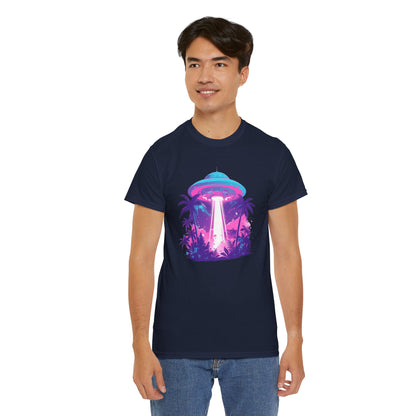 Tropical UFO Unisex Heavy Cotton Tee