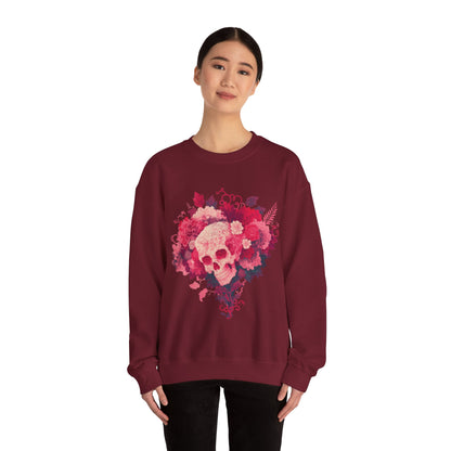 Skull Bouquet Unisex Heavy Blend™ Crewneck Sweatshirt