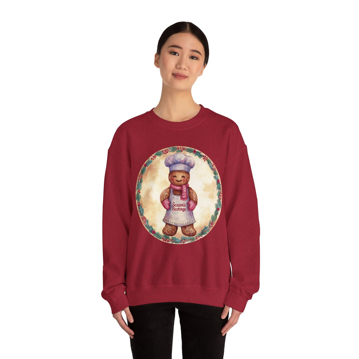 Gingerbread Baker Unisex Heavy Blend™ Crewneck Sweatshirt