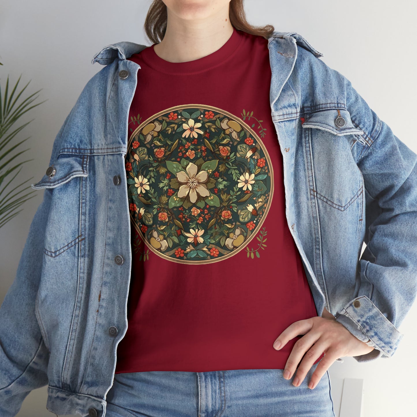 Druidic Mandala Unisex Heavy Cotton Tee