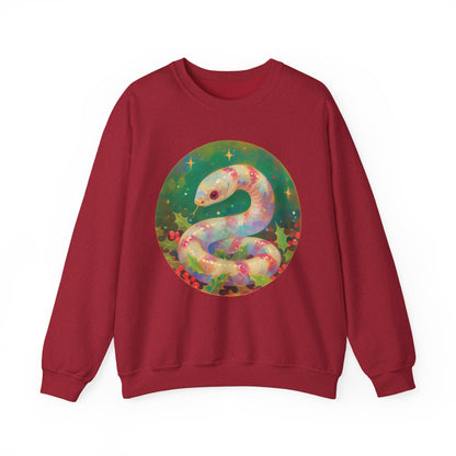 Candy Stripe Snake Unisex Heavy Blend™ Crewneck Sweatshirt