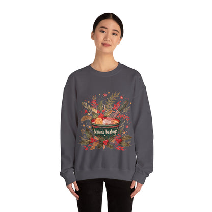 Season's Beatings (Baking) Unisex Heavy Blend™ Crewneck Sweatshirt