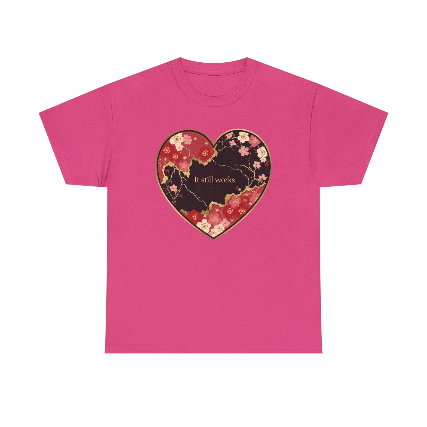 Kintsugi Heart Unisex Heavy Cotton Tee
