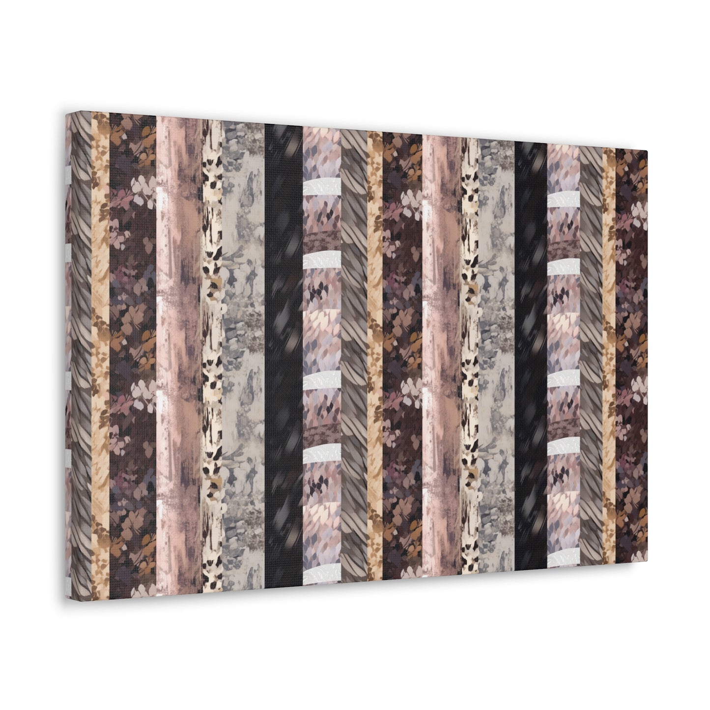 Textured Stripes Canvas Gallery Wrap