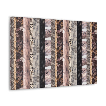 Textured Stripes Canvas Gallery Wrap