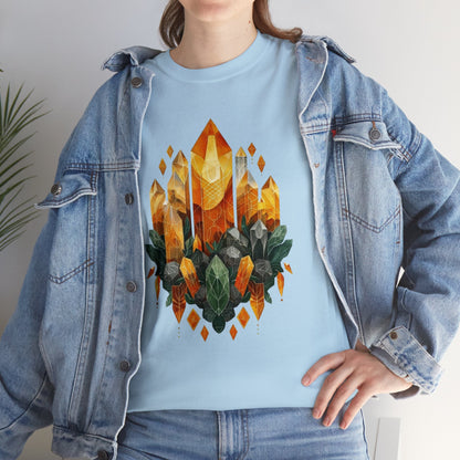 Earthen Crystal Cluster Unisex Heavy Cotton Tee