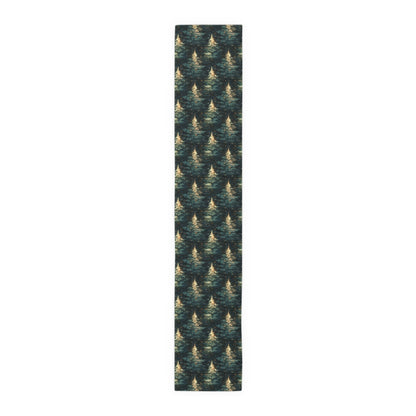 Twinkling Trees Table Runner (Cotton, Poly)