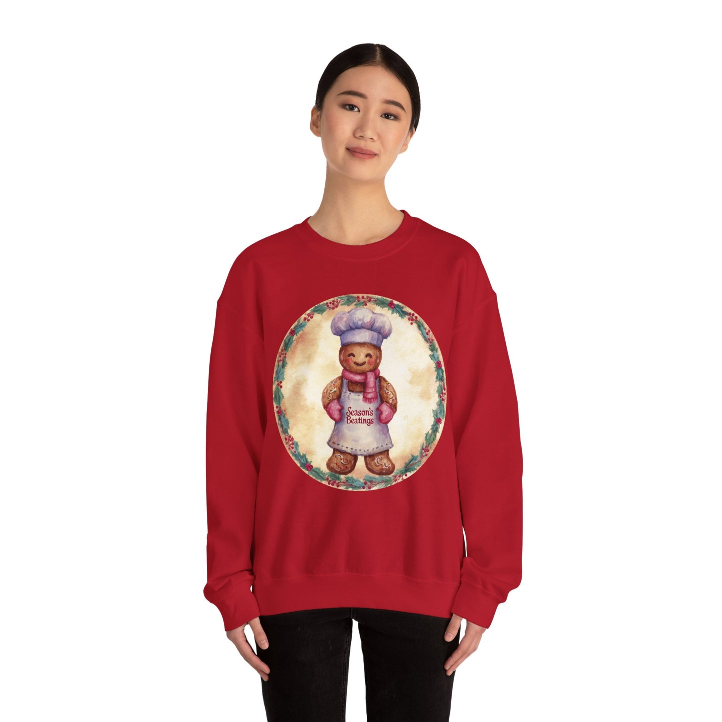 Gingerbread Baker Unisex Heavy Blend™ Crewneck Sweatshirt