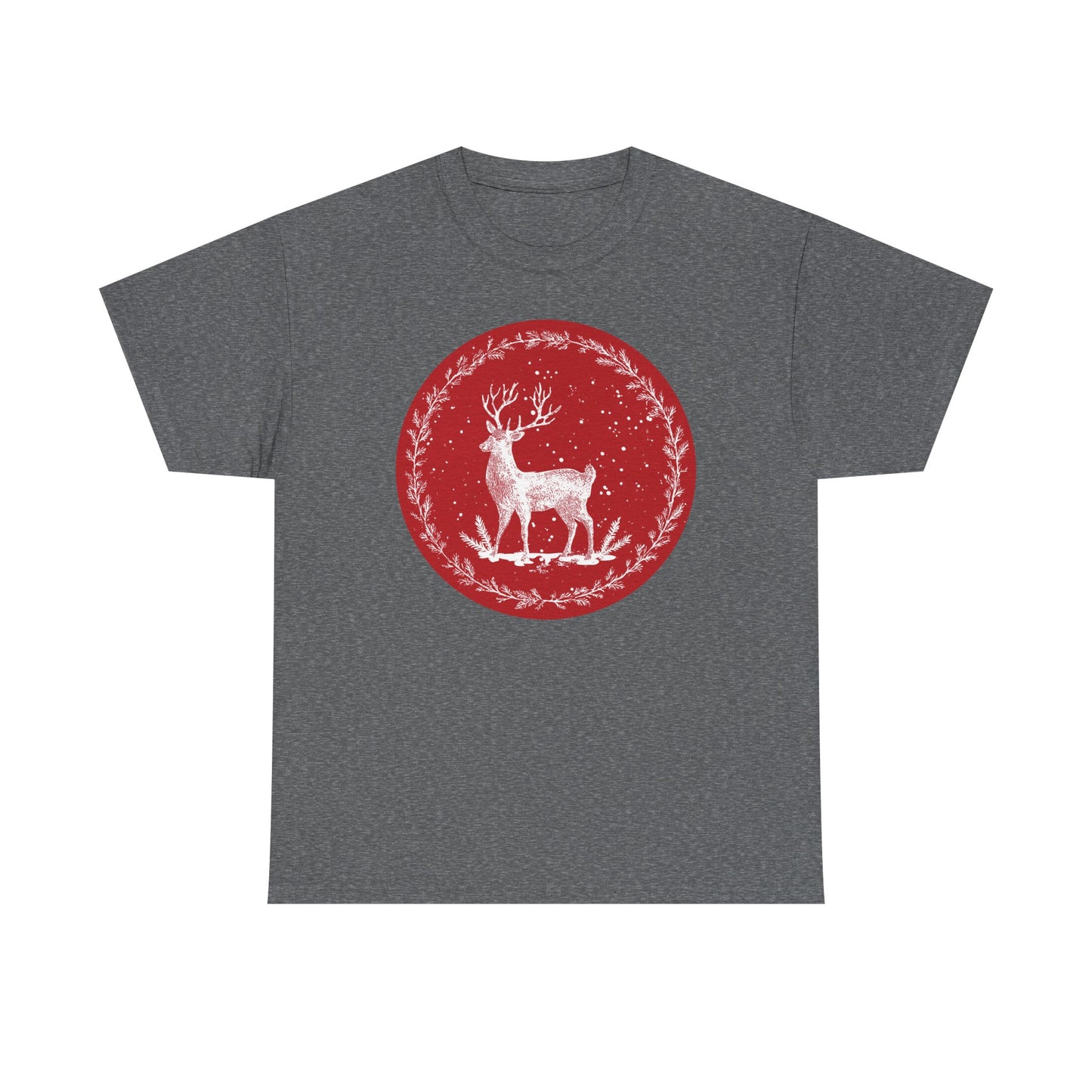 Rustic Deer Unisex Heavy Cotton Tee