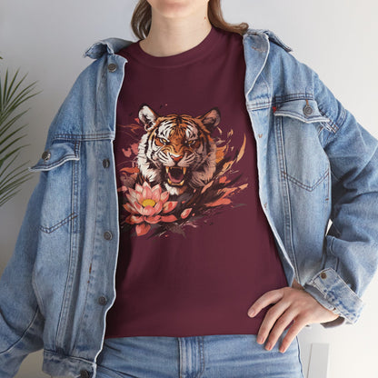 Lotus Tiger Unisex Heavy Cotton Tee
