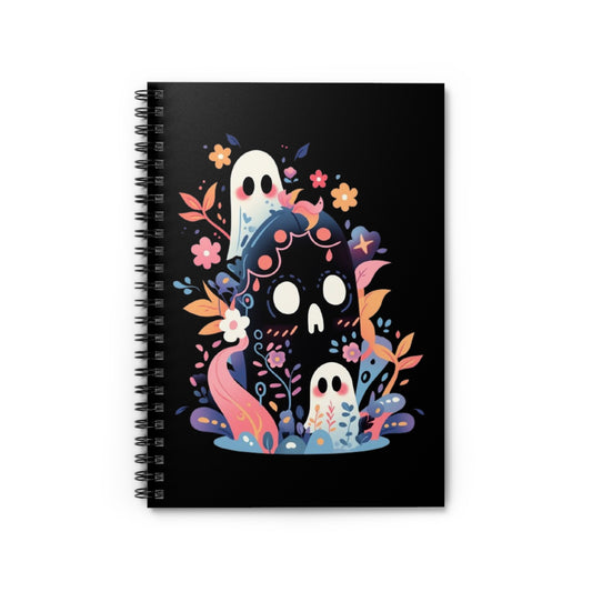 Ghosties Spiral Notebook - Ruled Line