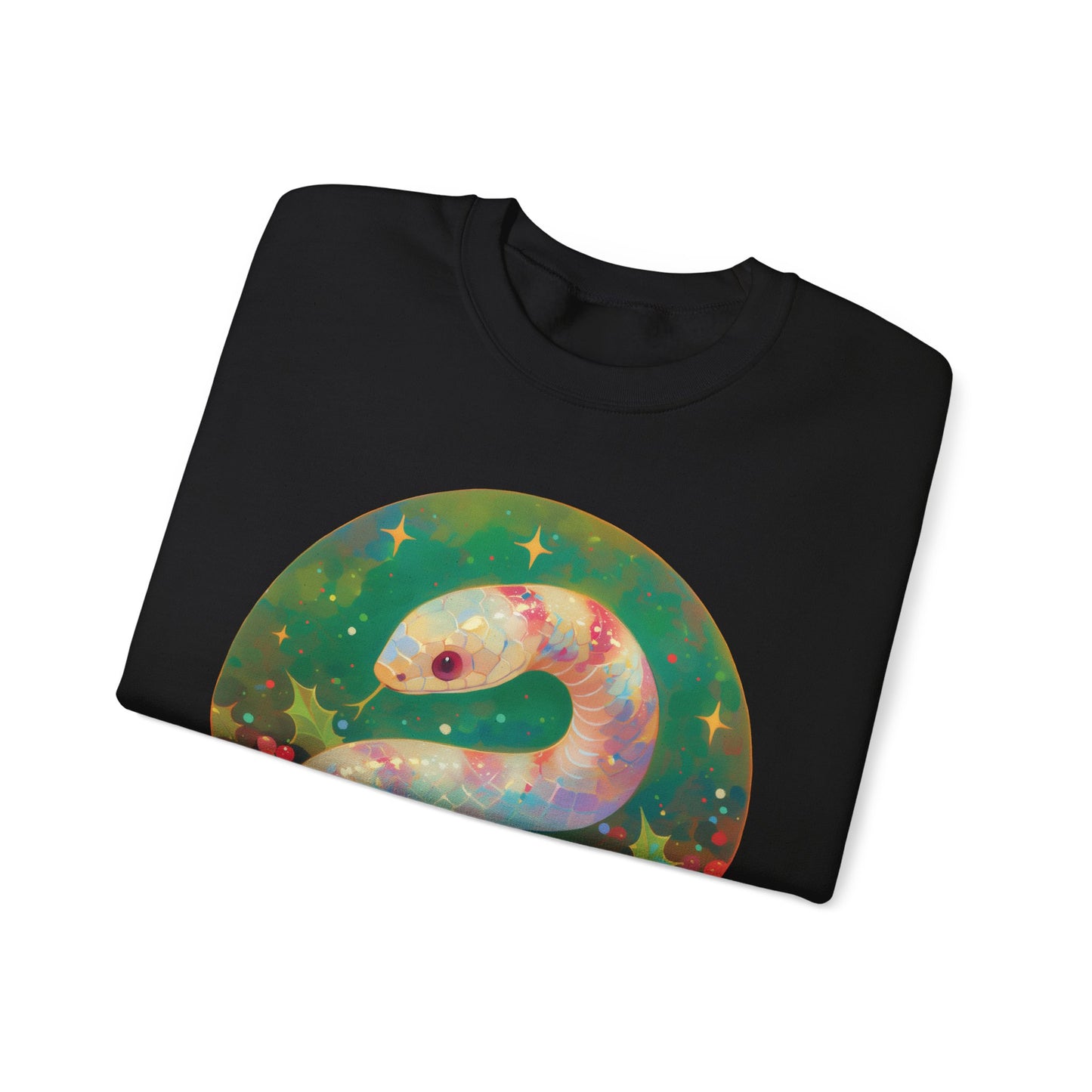 Candy Stripe Snake Unisex Heavy Blend™ Crewneck Sweatshirt
