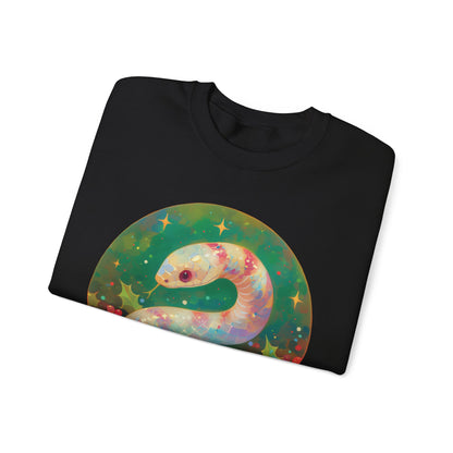 Candy Stripe Snake Unisex Heavy Blend™ Crewneck Sweatshirt