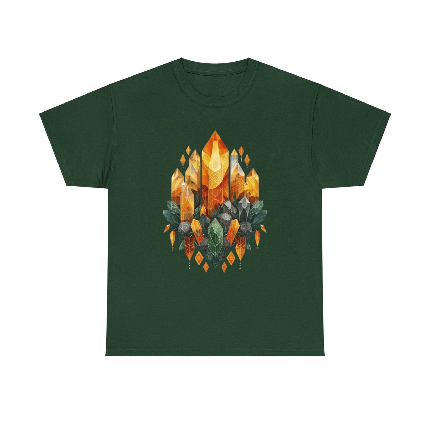 Earthen Crystal Cluster Unisex Heavy Cotton Tee