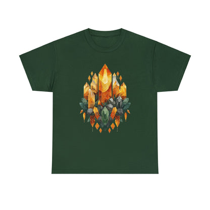 Earthen Crystal Cluster Unisex Heavy Cotton Tee