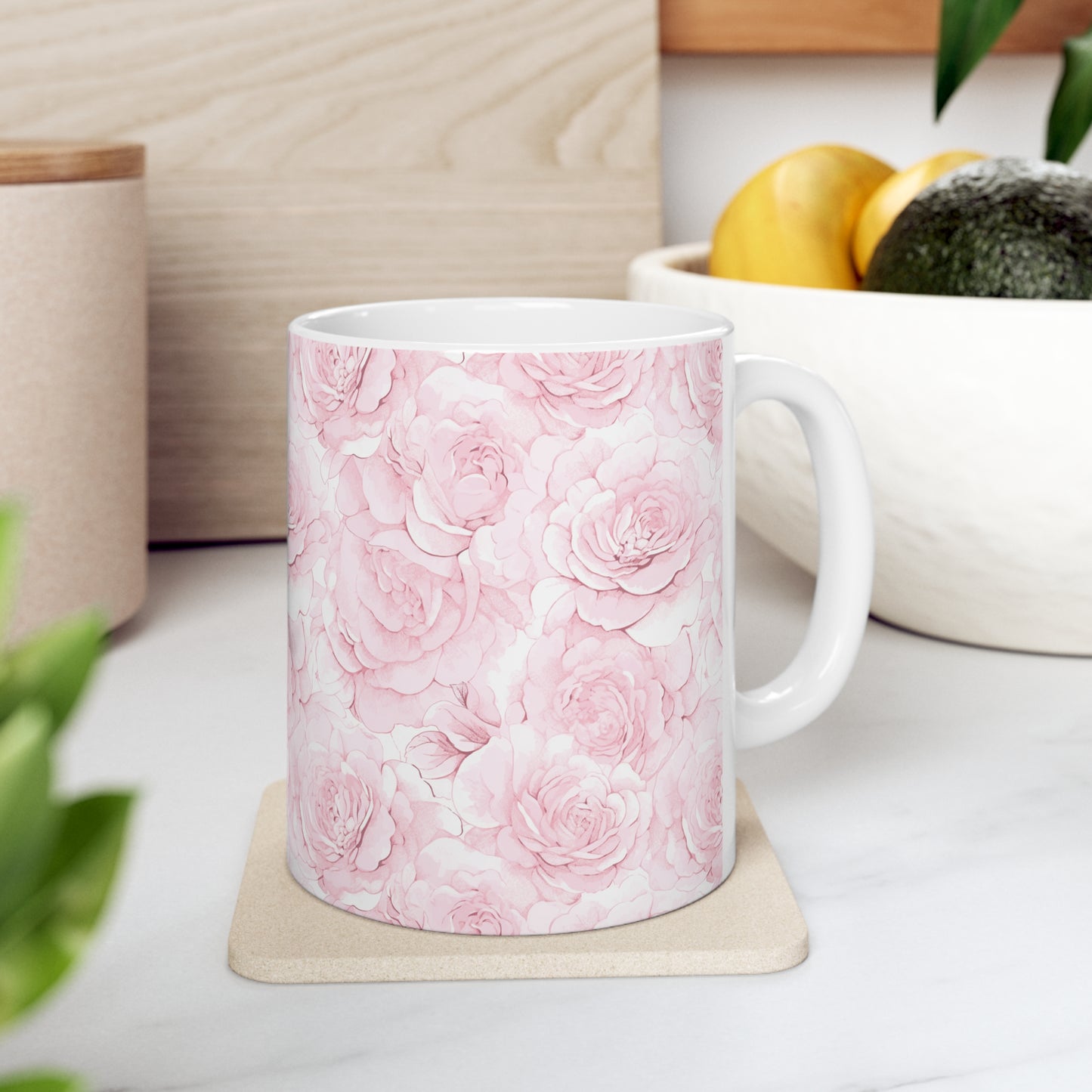 Romantic Roses Ceramic Mug 11oz