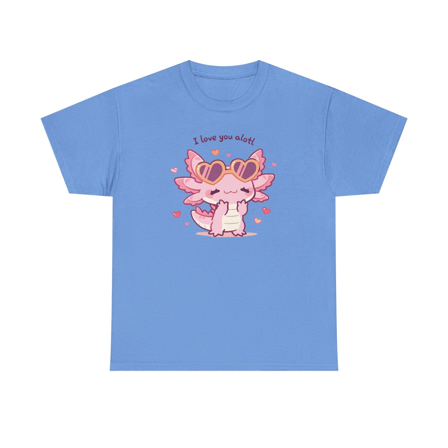I Love You Alotl Unisex Heavy Cotton Tee