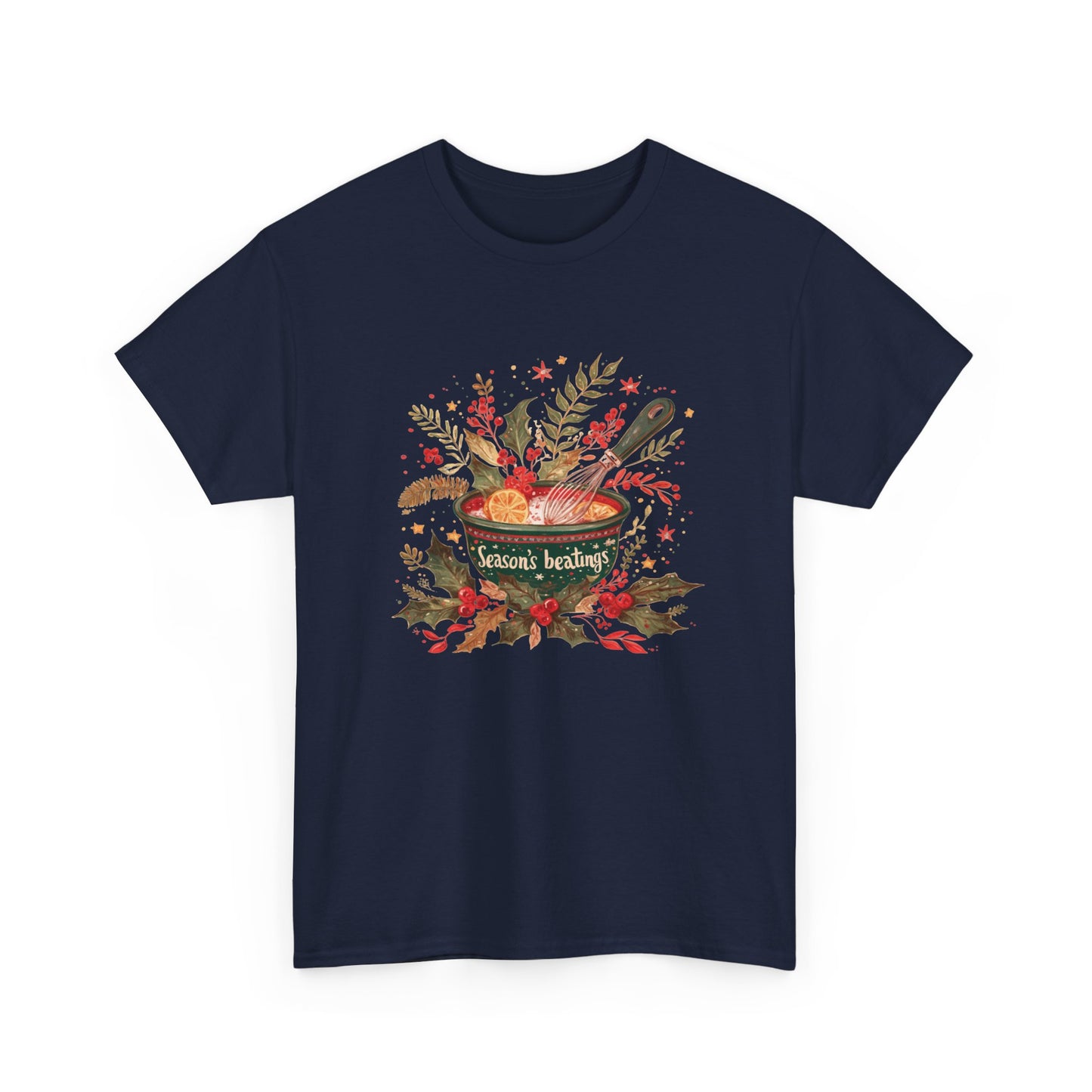Season's Beatings (Baking) Unisex Heavy Cotton Tee
