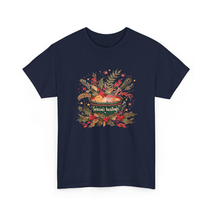 Season's Beatings (Baking) Unisex Heavy Cotton Tee
