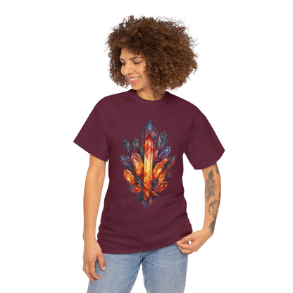 Volcanic Crystal Cluster Unisex Heavy Cotton Tee